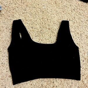 Brand New black sports bra/top